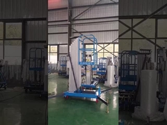 অ্যালুমিনিয়াম লিফট প্ল্যাটফর্ম নিরাপদ স্বচালিত ওভারলোড সুরক্ষা সহ একক ব্যক্তি লিফট