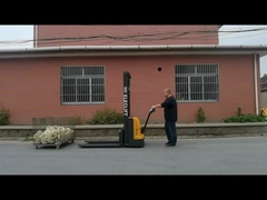 1000-3000 কেজি ক্ষমতা পূর্ণ বৈদ্যুতিক প্যালেট স্ট্যাকার 1150 মিমি ফর্ক দৈর্ঘ্য সহ সহজ উপাদান হ্যান্ডলিং