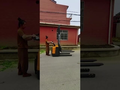 ব্যাটারি চালিত বৈদ্যুতিক স্ট্যাকার ফোর্কলিফ্ট 5000 মিমি লিফট উচ্চতা