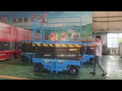 500 কেজি-2000 কেজি লোড ক্ষমতা মোবাইল কাঁচি লিফট বৈদ্যুতিক প্ল্যাটফর্ম লিফট